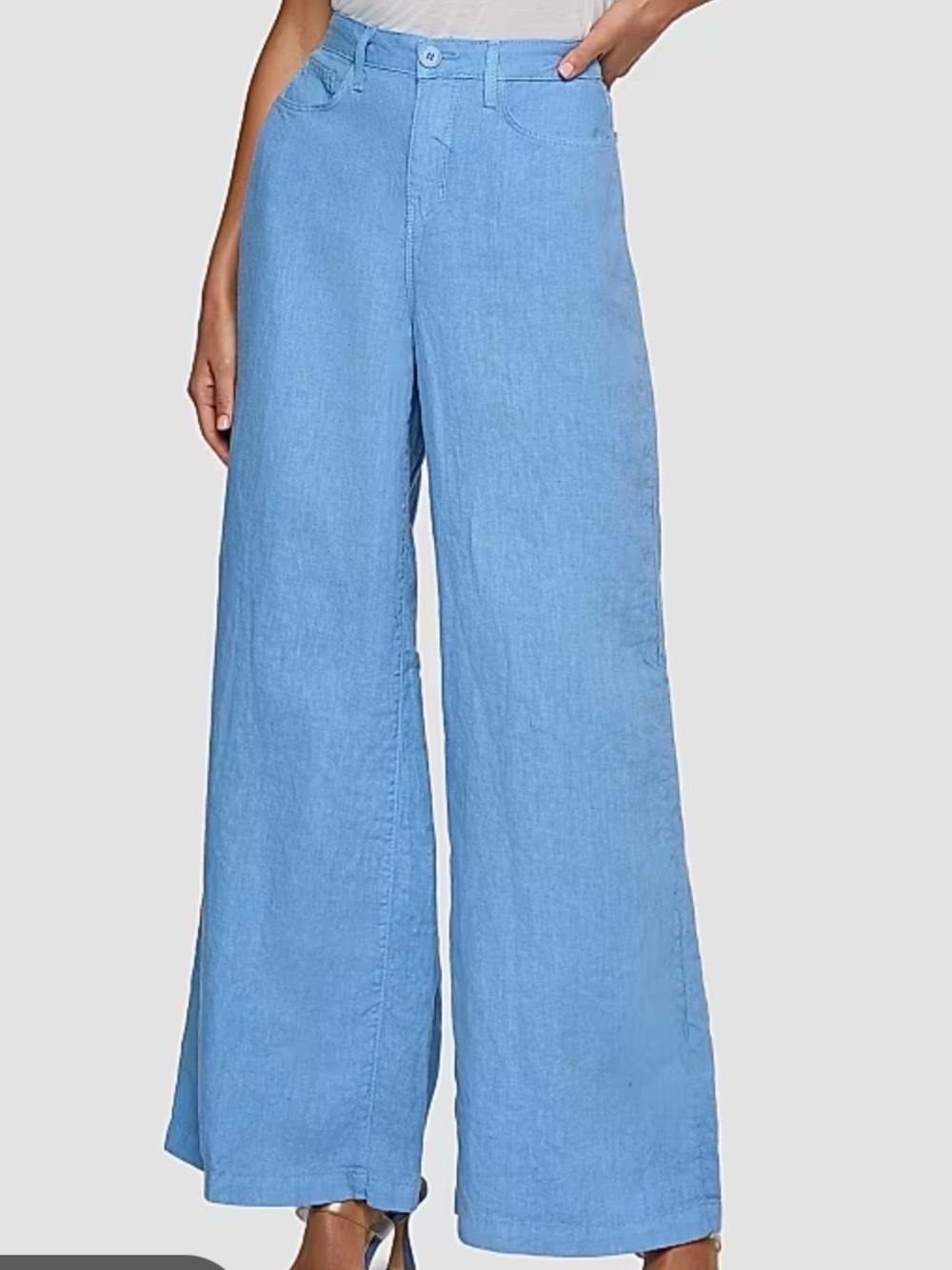L'AGENCE
Amara Linen High-Rise Wide-Leg Pants